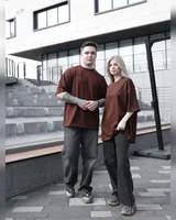 Sane Футболка коричнева (Кулір) — головне фото товару