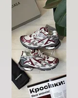 Balenciaga Runner Burgundy Grey БІЛЬШОМІРЯТЬ — головне фото товару