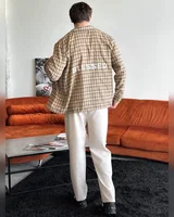 Sane Сорочка флан беж — головне фото товару