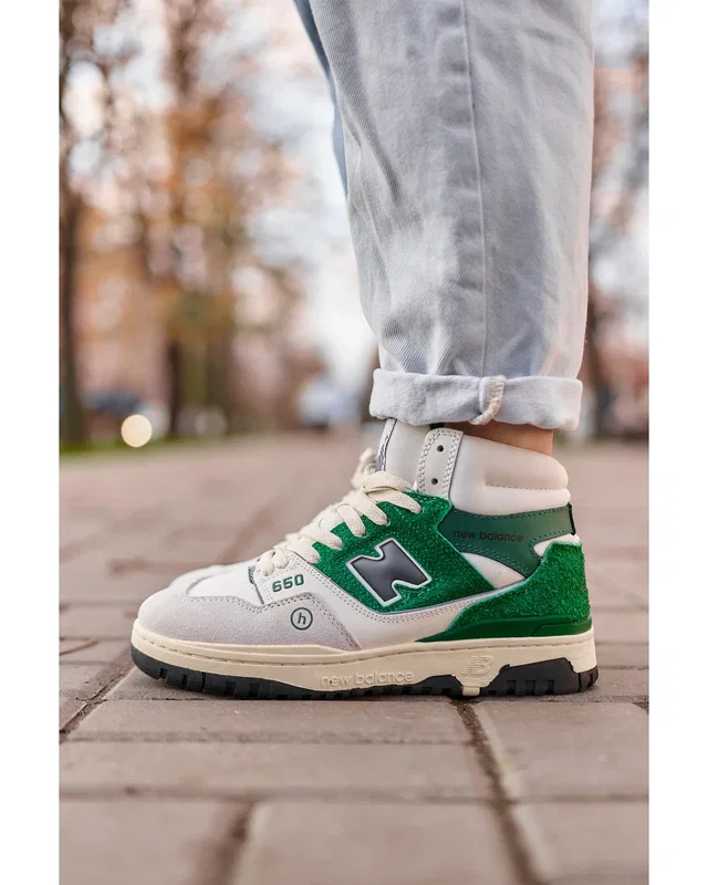 New Balance 650 Hight Green White Fur — головне фото товару