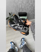 Balenciaga Runner Black/Gray/Neon Orange (БІЛЬШОМІРЯТЬ) — головне фото товару