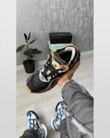 Balenciaga Runner Black/Gray/Neon Orange (БІЛЬШОМІРЯТЬ) — головне фото товару