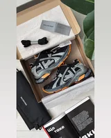Balenciaga Runner Black/Gray/Neon Orange (БІЛЬШОМІРЯТЬ) — головне фото товару