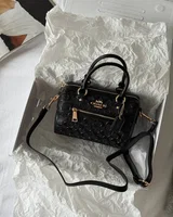 COACH Coach Mini Rowan Crossbody in Signature Black/Gold COACH — головне фото товару