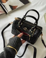 COACH Coach Mini Rowan Crossbody in Signature Black/Gold COACH — головне фото товару