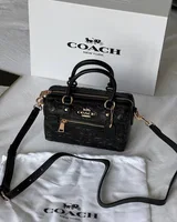 COACH Coach Mini Rowan Crossbody in Signature Black/Gold COACH — головне фото товару