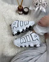 Nike Air More Uptempo white black — головне фото товару