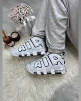 Nike Air More Uptempo white black — головне фото товару