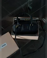 Miu Miu Arcadie Leather Bag Black 21 х 10.5 х 7 — головне фото товару