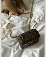 Chanel Classic Lambskin Pearl Crush Vanity Bag Brown/Gold [оригінальна магнітна коробка] 17 х 11 х 8(всередині золота) — головне фото товару