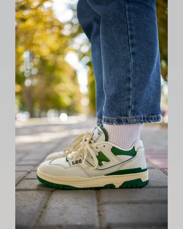 New Balance 550 Green Leather Leon Dore — головне фото товару
