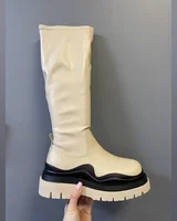 BV без лого Hight Ivory/Black ( хутро товсте ) — головне фото товару