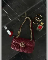 Gucci Marmont Mini Shoulder Bag Red/Gold 22 x 13 x 6,5 — головне фото товару