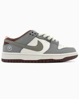 Nike SB Dunk Grey/White/Brown — головне фото товару