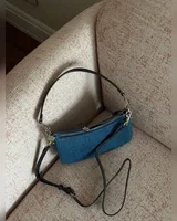 COACH Coach Teri Shoulder Bag Denim/Silver 23 x 12 x 7 COACH — головне фото товару