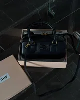 Miu Miu Arcadie Leather Bag Black/Gold — головне фото товару