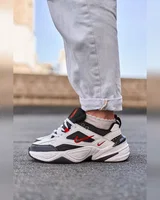 Nike M2K Tekno Black White «Red Logo» — головне фото товару
