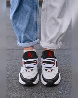 Nike M2K Tekno Black White «Red Logo» — головне фото товару